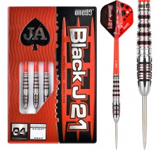 One80 Black J21 Darts - Steel Tip - Model 04 - 21g-D2835