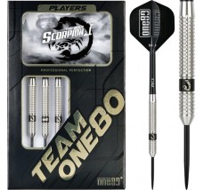 One80 Jondy Chong Darts - Steel Tip - V2 - The Gold Scorpion - Silver - 23g