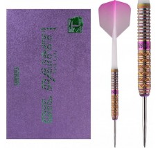 Cuesoul - Steel Tip Tungsten Darts - Pink Lady Cocktail - Oil Paint Finish - 21g