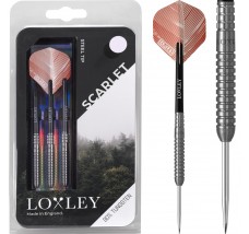 *Loxley Scarlet Darts - Steel Tip - Ringed - 24g-D5834
