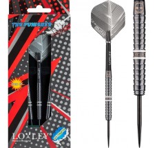 *Loxley The Punisher Darts - Steel Tip - Ringed - Black- 21g
