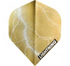 *McKicks Lightning Dart Flights - Metallic - Std - Gold