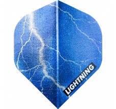 *McKicks Lightning Dart Flights - Metallic - Std - Blue
