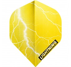 *McKicks Lightning Dart Flights - Metallic - Std - Yellow