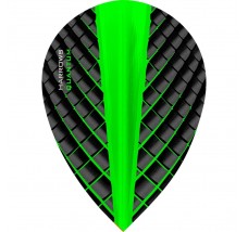 *Harrows Quantum Dart Flights - 3D Effect - 100 Micron - Pear - Green