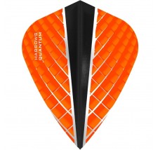 *Harrows Quantum X Dart Flights - 100 Micron - Kite - Orange