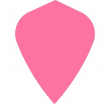 *Dart Flights - Poly Plain Fluoresent - Kite - Fluro Pink
