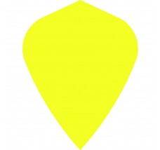 *Dart Flights - Poly Plain Fluoresent - Kite - Fluro Yellow
