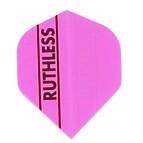 Ruthless Solid Panel Dart Flights - 100 Micron - 1716 - Standard - Fluro Pink