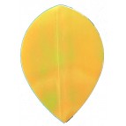 Iridescent 'Oil on Water' Smooth Flights PEAR Yellow