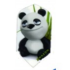 *Amazon Cartoon Dart Flights - 100 Micron - Slim - Panda