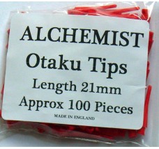 Alchemist OTAKU 21mm 2BA Soft Tips Red 100 Piece Pack