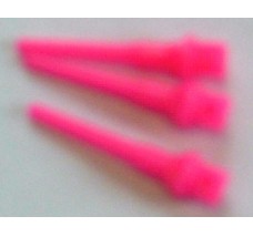 Alchemist Euro Lipped Tips Fluro Pink 20mm 100 pieces
