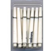 Unicorn Gripper 3 Dart Shafts - 78620 - Medium - White - 5 Sets